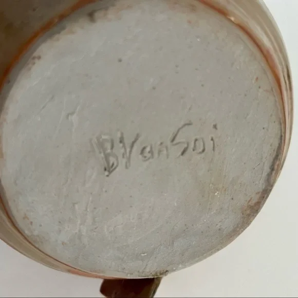 Artisan Fish Bank B Van Soi Handmade Artisan ClayOne of a Kind